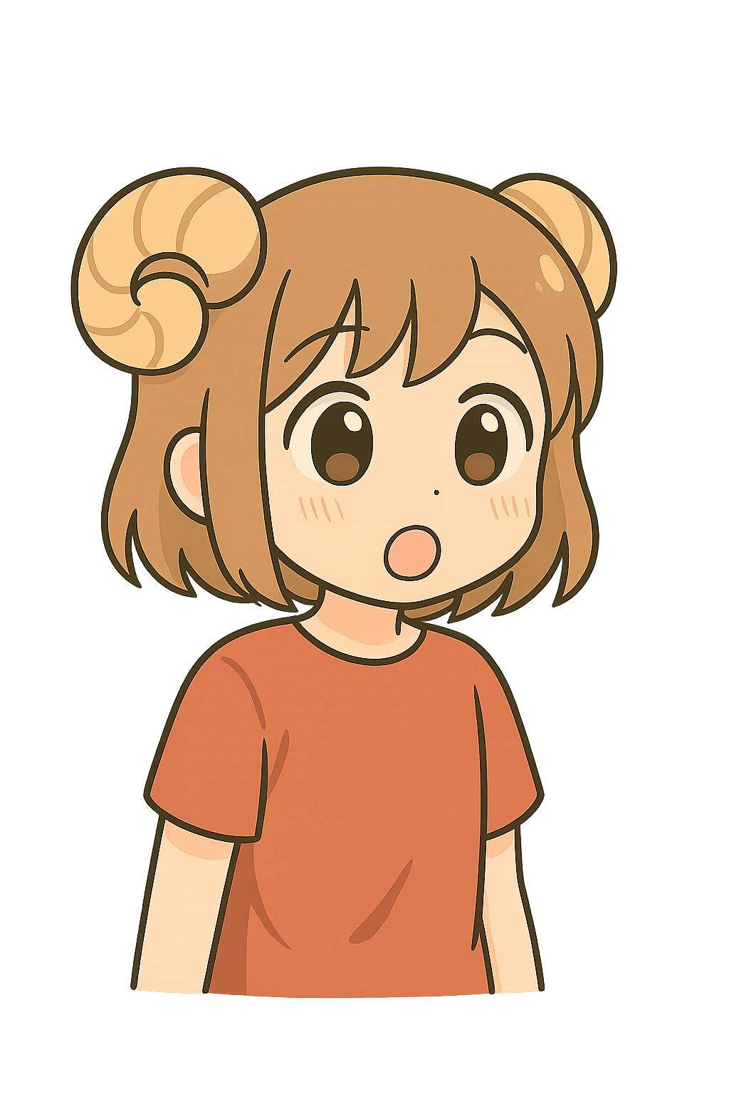 質問する女の子