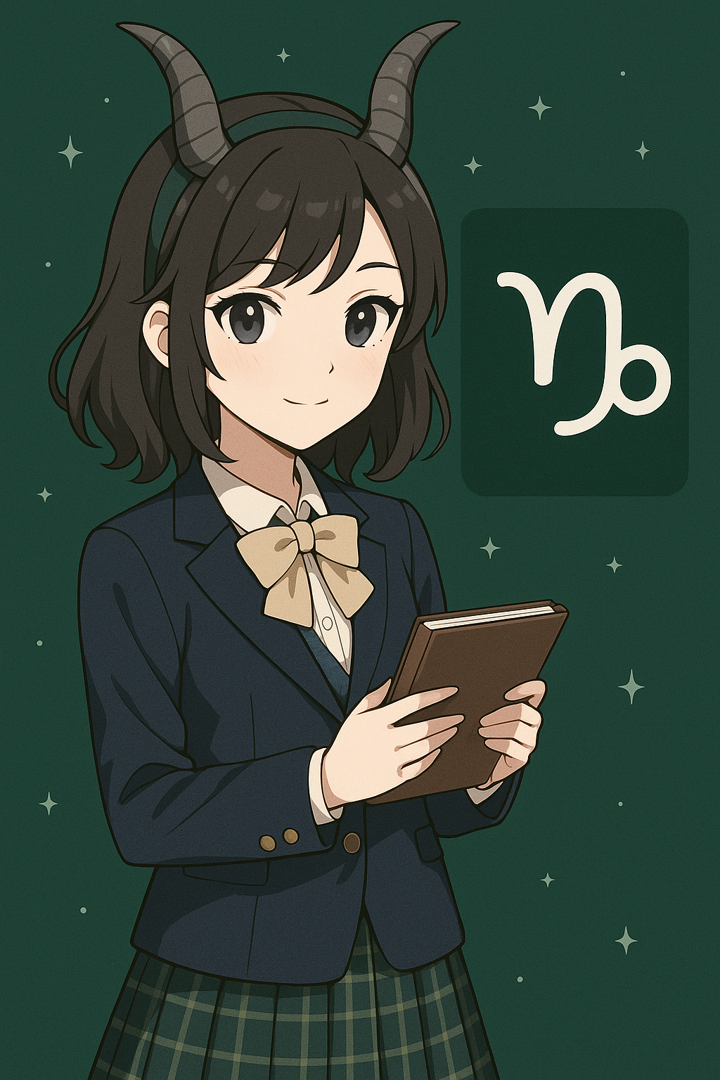 質問する山羊座ちゃん